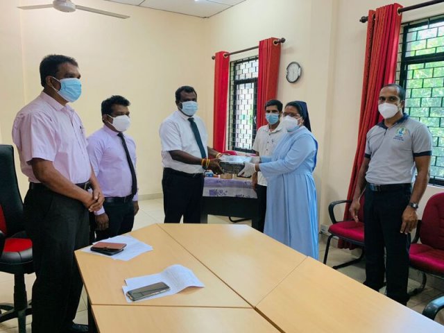 District Child Care Services Centre donated Computers to Child Development Centres-16.09.2021